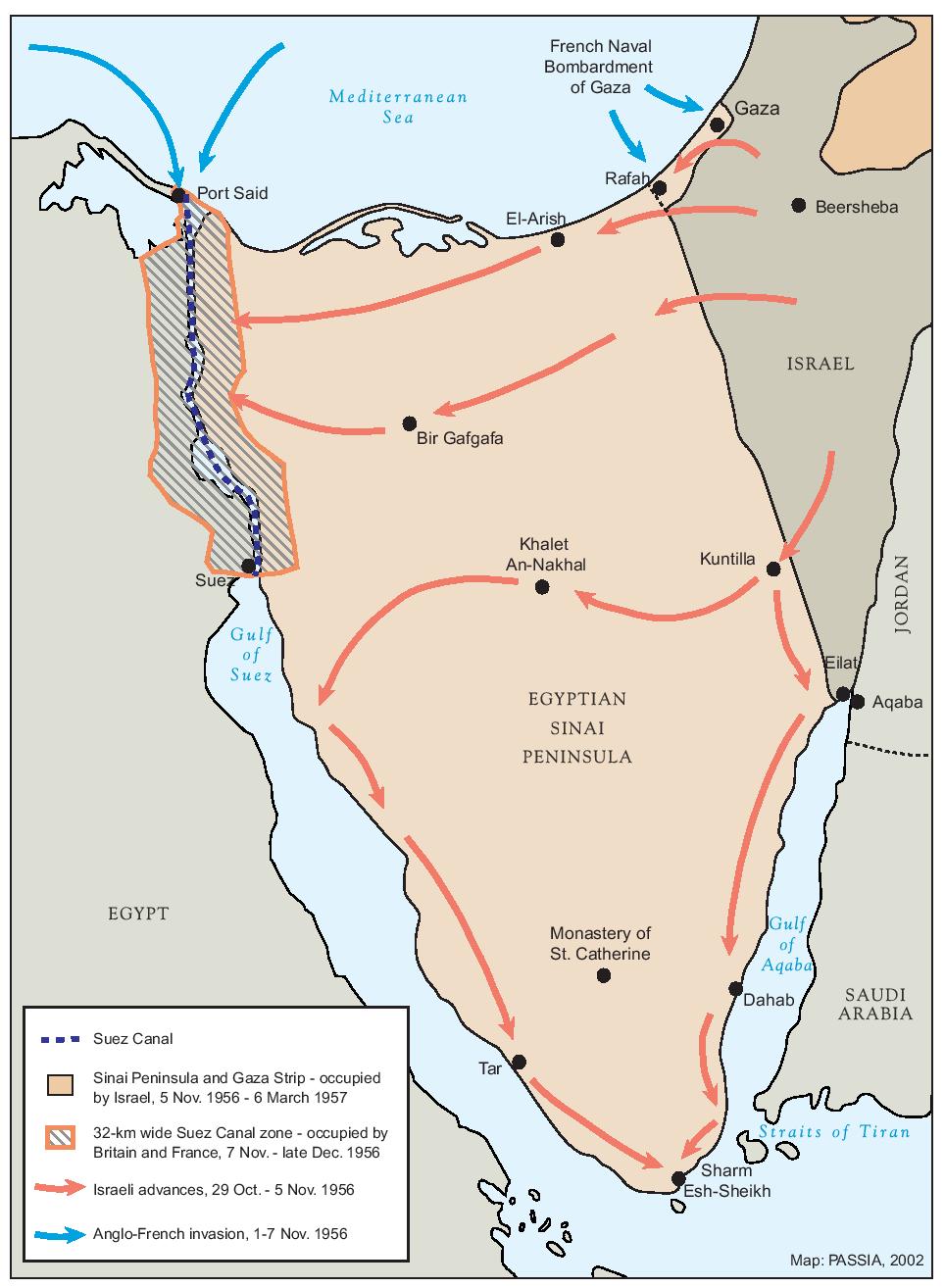 THE SUEZ WAR, 1956