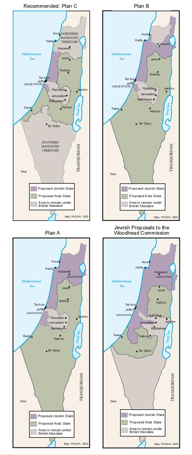 THE WOODHEAD COMMISSION PARTITION PROPOSALS, 1938